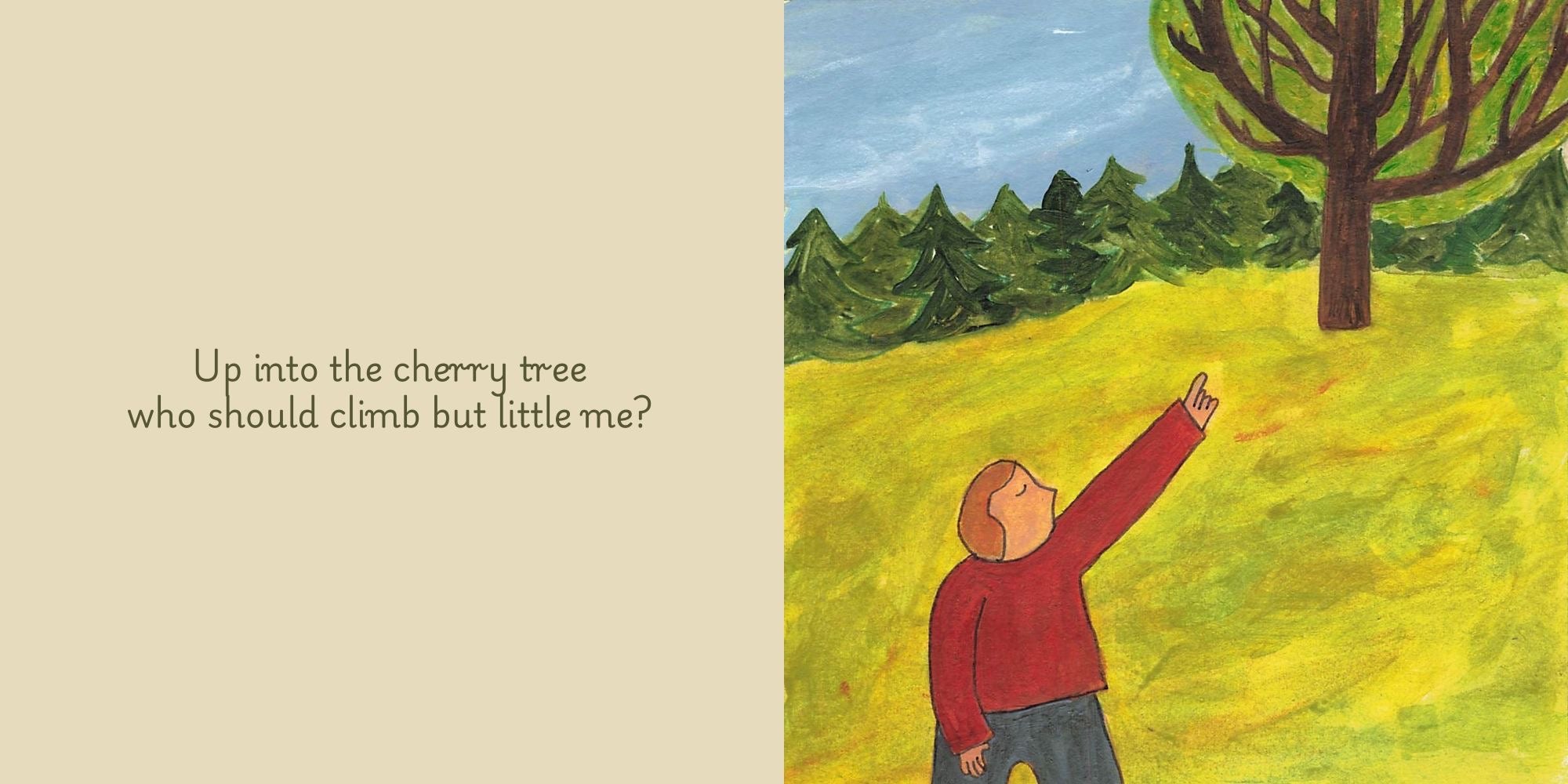 "Up Into the Cherry Tree" - Childrens Book
